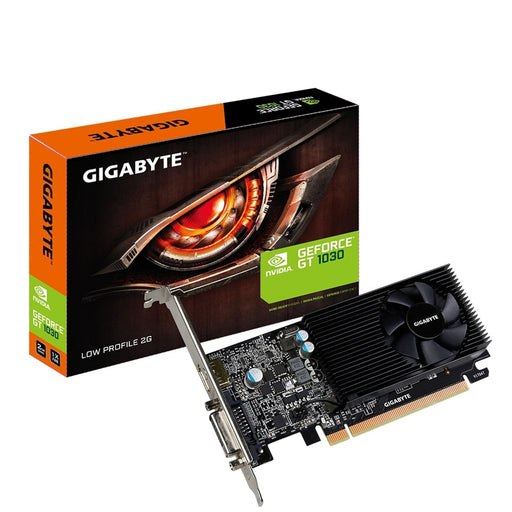 Gigabyte Nvidia GeForce GT 1030 2GB DDR5 Low Profile Single Fan Graphics Card-Graphics Cards-Gigante Computers