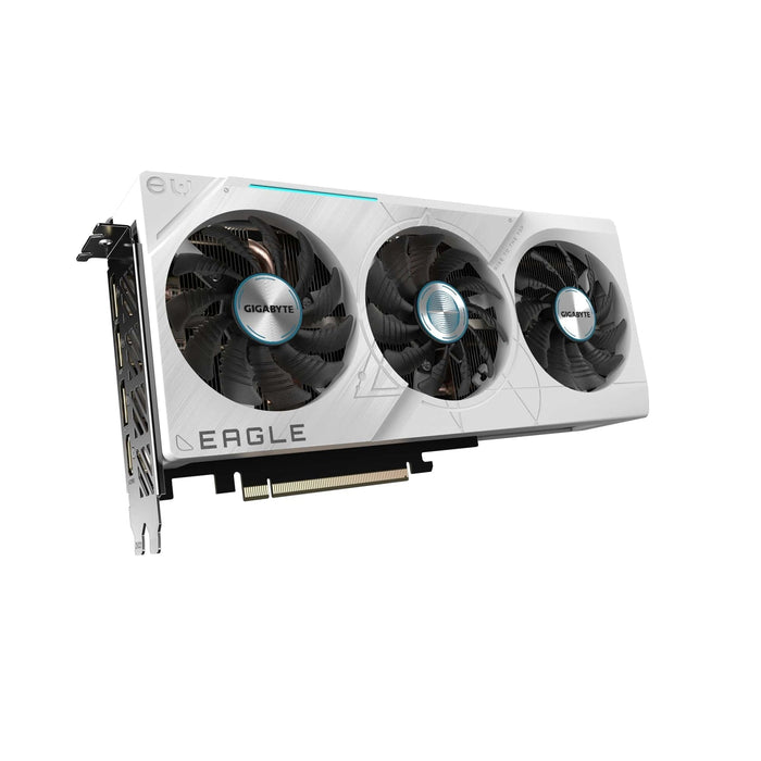 Gigabyte Nvidia GeForce RTX 4070 SUPER EAGLE OC ICE 12GB Graphics Card-Graphics Cards-Gigante Computers