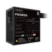 Gigabyte P650SS 650W ATX Power Supply, 80 PLUS Silver, ATX 3.0, ATX 3.1 Compatible, 120mm Fluid Dynamic Bearing Fan, Non-Modular, Flat Cables, Black-Power Supplies-Gigante Computers