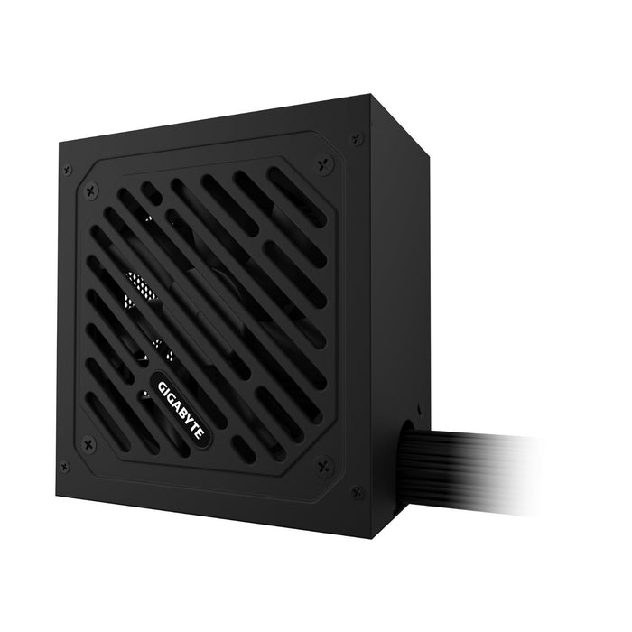 Gigabyte P650SS 650W ATX Power Supply, 80 PLUS Silver, ATX 3.0, ATX 3.1 Compatible, 120mm Fluid Dynamic Bearing Fan, Non-Modular, Flat Cables, Black-Power Supplies-Gigante Computers