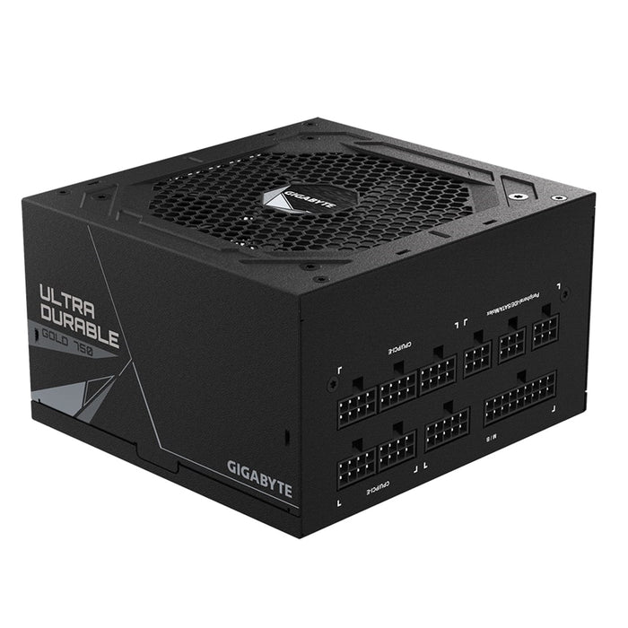 Gigabyte UD750GM 750W 80 PLUS Gold Fully Modular Power Supply, Active PFC, 120mm Rifle Bearing Fan, ATX12V/EPS Compliant - 5 Year Warranty.-Power Supplies-Gigante Computers