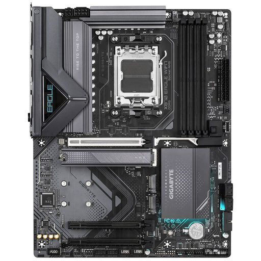 Gigabyte X870 AORUS ELITE WIFI7 AMD AM5 Socket Motherboard, ATX, 4x DDR5 Slots, 4x M.2 Sockets, Fitted I/O Shield, 2.5GbE LAN, Wi-Fi 7, 1x HDMI Port / 2x USB-C (USB4)-Motherboards-Gigante Computers
