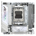 Gigabyte X870I AORUS PRO ICE AMD AM5 Socket Motherboard, Mini-ITX, 2x DDR5 Slots, 2x M.2 Sockets, 3x USB-C Port, Fitted I/O Shield, 2.5GbE LAN, Wi-Fi 7, 1x HDMI Port / 1x USB-C (USB4)-Motherboards-Gigante Computers