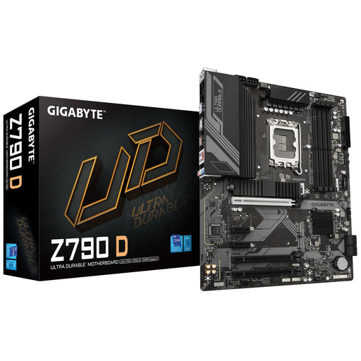 Gigabyte Z790 D Ultra Durable Intel 1700 Socket Motherboard, ATX, 4x DDR5 Slots, 3x M.2 Sockets, 2x USB-C Port, 2.5GbE LAN, 1x DisplayPort / 1x HDMI Port-Motherboards-Gigante Computers