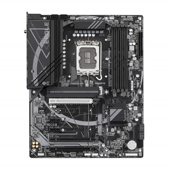 Gigabyte Z790 EAGLE AX Intel 1700 Socket Motherboard, ATX, 4x DDR5 Slots, 3x M.2 Sockets, 1x USB-C Port, Fitted I/O Shield, Wi-Fi 6E, 1x Display Port 1.2 / 1x HDMI Port - Open Boxed-Motherboards-Gigante Computers