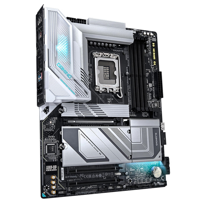 Gigabyte Z890 GAMING X WIFI7 Intel 1851 Socket Motherboard, ATX, 4x DDR5 Slots, 4x M.2 Sockets, 2x USB-C Port, Fitted I/O Shield, 2.5GbE LAN, Wi-Fi 7, 1x DisplayPort / 1x HDMI / 1x USB-C (USB4)-Motherboards-Gigante Computers