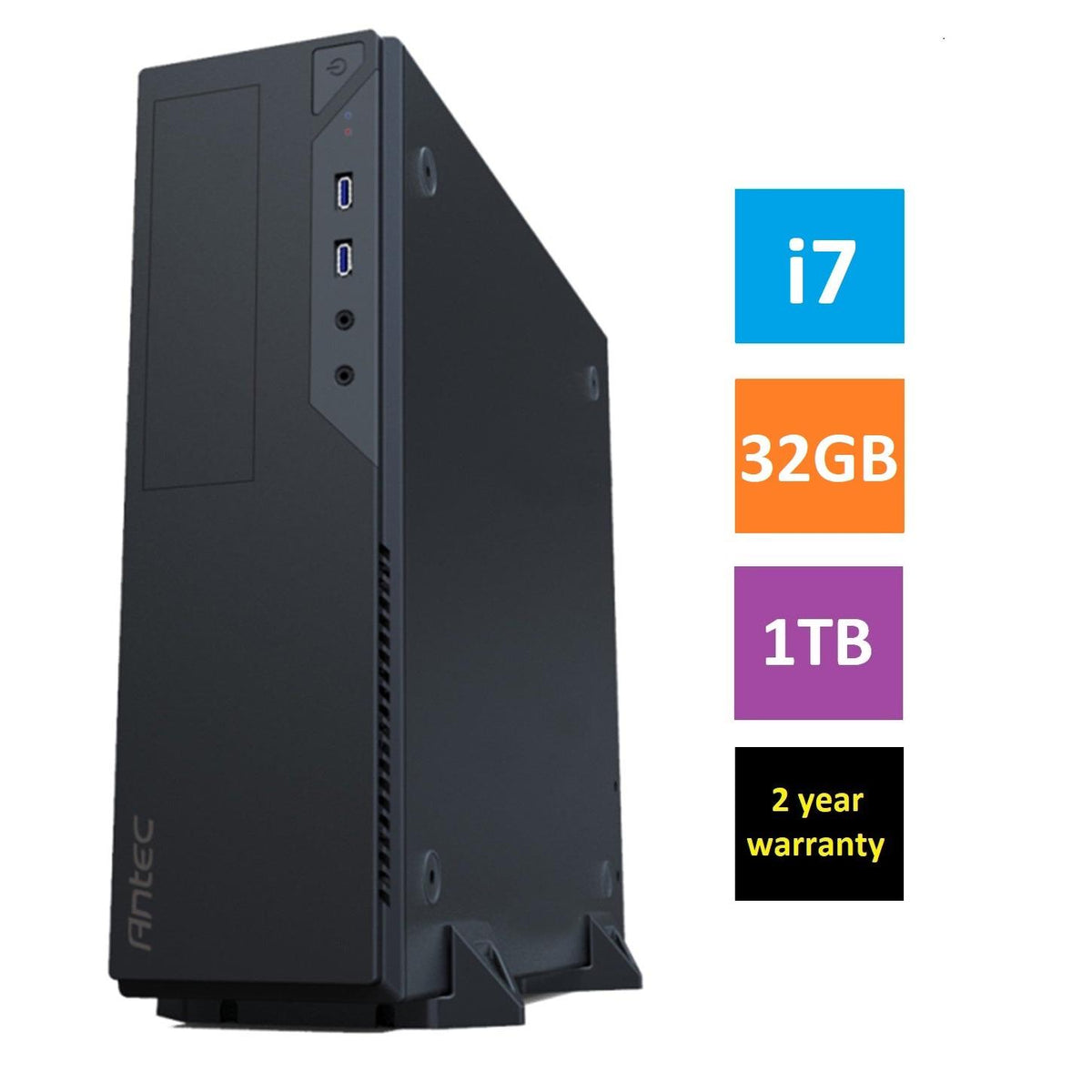 Gigante Intel Core i7 32GB 1TB SSD Wi-Fi Windows 11 SFF Desktop