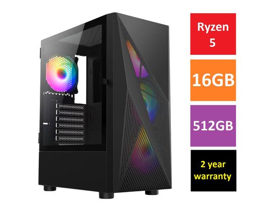 Gigante Minecraft and Roblox Gaming PC - AMD 5600GT 16GB 512GB WiFi Windows 11-Prebuilt Systems-Gigante Computers