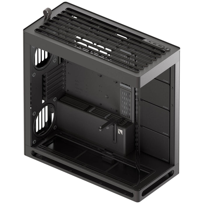 HAVN (HVN-CA-HS420-06) Black, Mid tower PC case, UniSheet glass, Up to 480mm GPU clearance, Supports up to 11 x 140mm fans, ATX, E-ATX, Micro-ATX, Mini-ITX-Cases-Gigante Computers