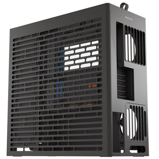 HAVN(HVN-CA-HS420-08) Mid tower PC case, UniSheet glass, Up to 470mm GPU clearance, Supports up to 11 x 140mm fans, ATX, E-ATX, Micro-ATX, Mini-ITX-Cases-Gigante Computers