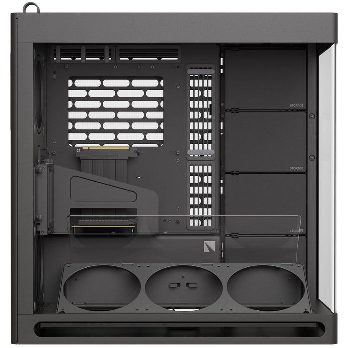 HAVN(HVN-CA-HS420-08) Mid tower PC case, UniSheet glass, Up to 470mm GPU clearance, Supports up to 11 x 140mm fans, ATX, E-ATX, Micro-ATX, Mini-ITX-Cases-Gigante Computers
