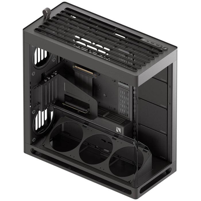 HAVN(HVN-CA-HS420-08) Mid tower PC case, UniSheet glass, Up to 470mm GPU clearance, Supports up to 11 x 140mm fans, ATX, E-ATX, Micro-ATX, Mini-ITX-Cases-Gigante Computers