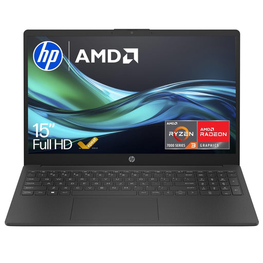 HP 15-fc0045sa Laptop, 15.6 Inch Full HD 1080p Screen, AMD Ryzen 3 7320U, 8GB RAM, 256GB SSD, AMD Radeon Graphics, Windows 11 Home-Laptops-Gigante Computers