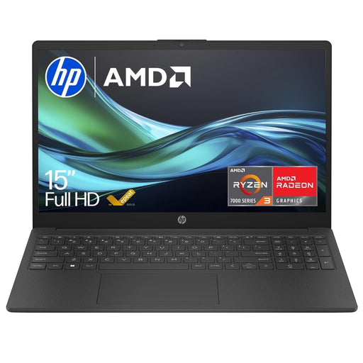 HP 15-fc0536sa Laptop, 15.6 Inch Full HD 1080p Screen, AMD Ryzen 3 7320U, 8GB RAM, 256GB SSD, AMD Radeon Graphics, Windows 11 Home-Laptops-Gigante Computers