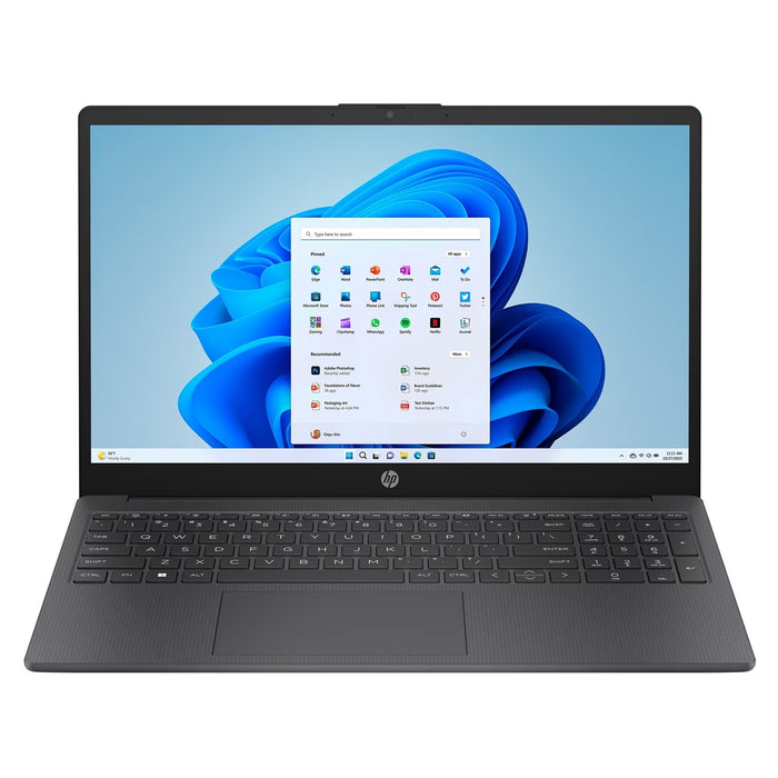 HP 15-fd0060na Laptop, 15.6 Inch Full HD 1080p Screen, Intel Core i3-N305U Processor, 4GB RAM, 128GB SSD, Windows 11 Home S-Laptops-Gigante Computers