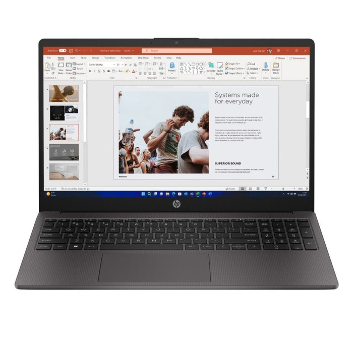 HP 255 G10 Laptop, 15.6" FHD IPS, Ryzen 5 7730U, 16GB, 512GB SSD, No Optical or LAN, USB-C, Windows 11 Pro-Laptops-Gigante Computers