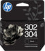 HP 302/304 Black Ink Cartridge-Ink Cartridges-Gigante Computers