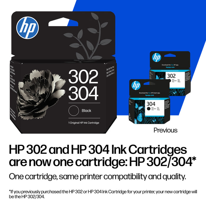 HP 302/304 Black & Tri-colour Original Ink Cartridges 2-pack-Ink Cartridges-Gigante Computers