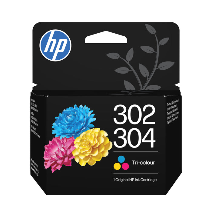 HP 302/304 Black & Tri-colour Original Ink Cartridges 2-pack-Ink Cartridges-Gigante Computers