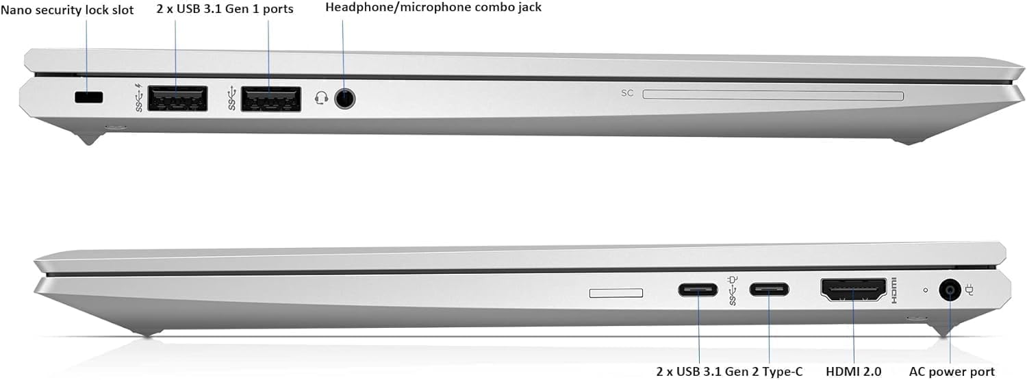 HP EliteBook 845 G7 Laptop Ryzen 5 Pro 4650U 8GB 256GB SSD Windows 11 Pro - Refurbished-Laptops-Gigante Computers