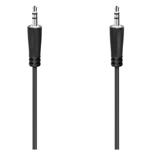 Hama 3.5mm Jack Stereo Cable, Male to Male, 3 Metre-Audio-Gigante Computers