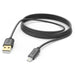 Hama Charging/Data USB-A to Lightning Cable, 480Mbps, 3 Metre, Black, MFI Certified-Apple Lightning-Gigante Computers