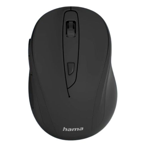 Hama MC-400 V2 Compact Wireless Optical Mouse, 6 Buttons, 800-1600 DPI, Black-Mice-Gigante Computers