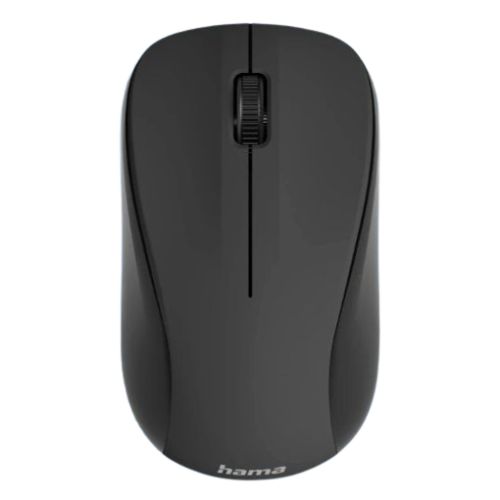 Hama MW-300 V2 Wireless Optical Mouse, 3 Buttons, 1200 DPI, Quiet, Ambidextrous, Black-Mice-Gigante Computers