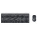 Hama WKM-100 Wireless Keyboard and Mouse Desktop Kit, Multimedia, Ambidextrous 1200 DPI Mouse, Black-Keyboard & Mouse Kits-Gigante Computers