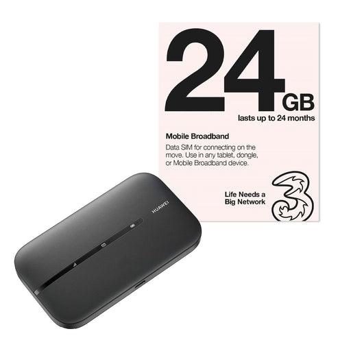 Huawei E5783 4G+ MiFi Pay As You Go Mobile Broadband Router, accompanied by 30 Trio SIM Cards preloaded with 24GB data each-Digital Sims-Gigante Computers