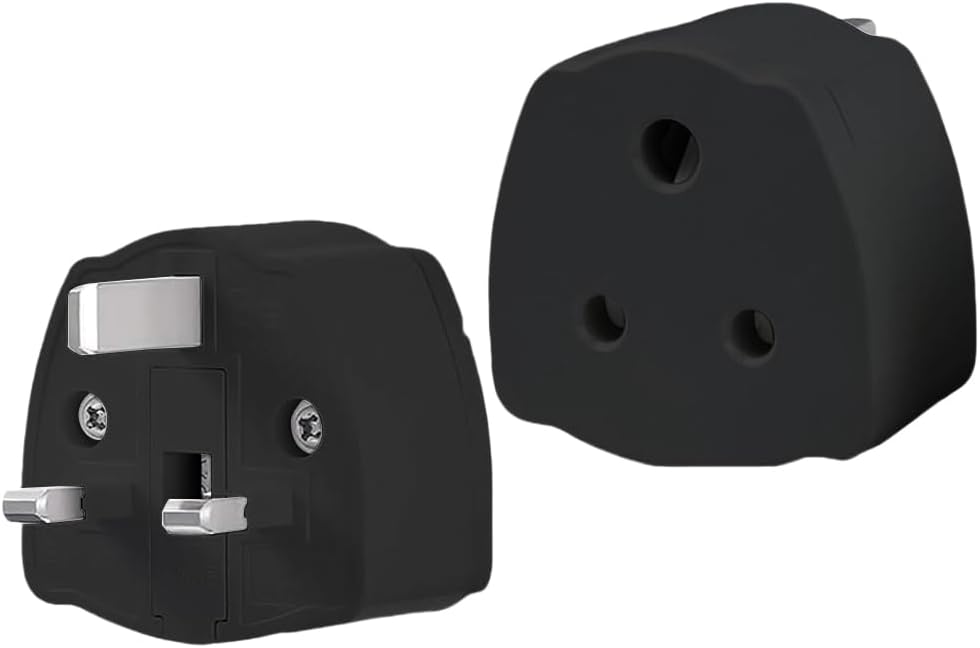 India to UK Travel Tourist Adaptor Converter Mains Plug-Mains Electrical-Gigante Computers