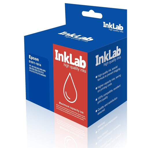 InkLab 1811-1814 Epson Compatible Multipack Replacement Ink-Replacement Inks-Gigante Computers