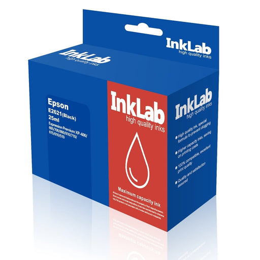 InkLab 2621 Epson Compatible Black Replacement Ink-Replacement Inks-Gigante Computers