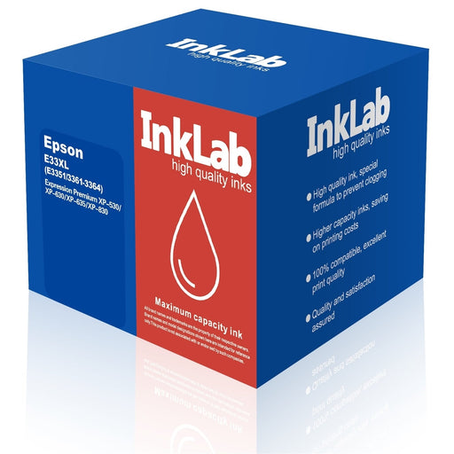 InkLab 33 XL Epson Compatible Multipack Replacement Ink-Replacement Inks-Gigante Computers