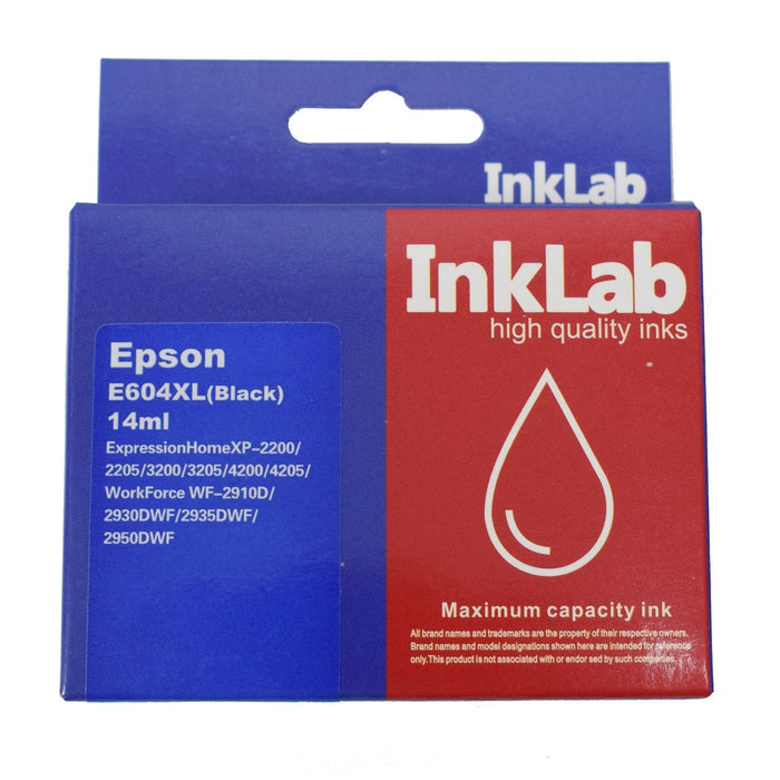 InkLab 604 Epson Compatible Black Replacement Ink-Inks-Gigante Computers