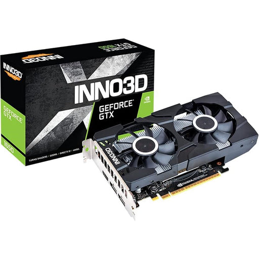 Inno3D Nvidia GeForce GTX 1650 Twin X2 OC V3 4GB GDDR6 Graphics Card-Graphics Cards-Gigante Computers