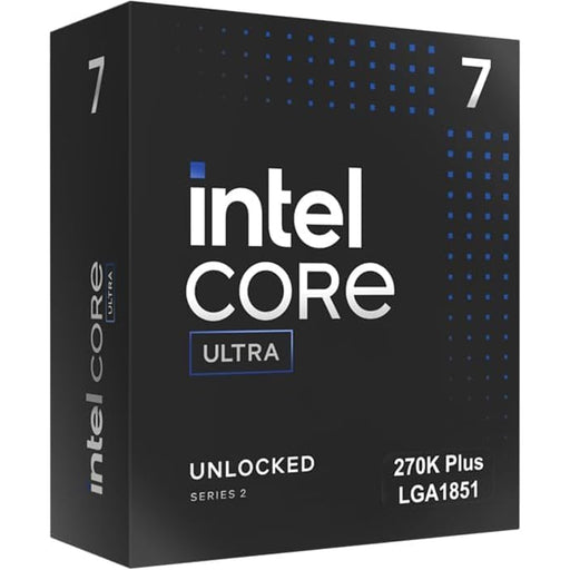 Intel Core Ultra 7 processor 270K Plus, 24 Cores, 24 Threads, 3.2GHz up to 5.5GHz, LGA 1851 Socket 1700 36MB Cache, 125W, Maximum Turbo Power 250W, Intel Graphics, No Cooler-Processors-Gigante Computers