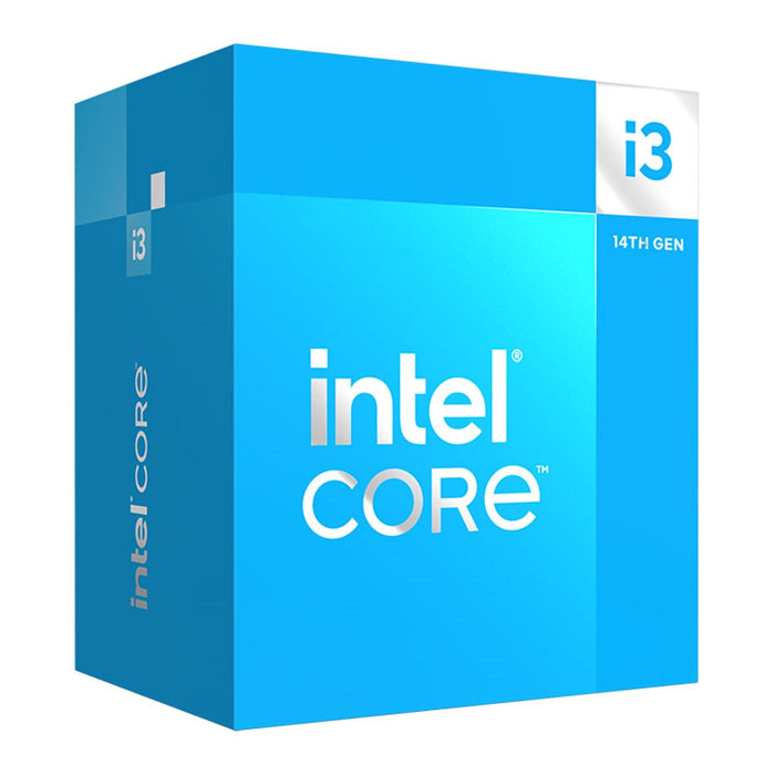 Intel Core i3 14100 4 Core Processor 8 Threads, 3.5GHz up to 4.7GHz Turbo Raptor Lake Refresh Socket LGA 1700 12MB Cache, Maximum Turbo Power 110W, Non Overclockable-Processors-Gigante Computers