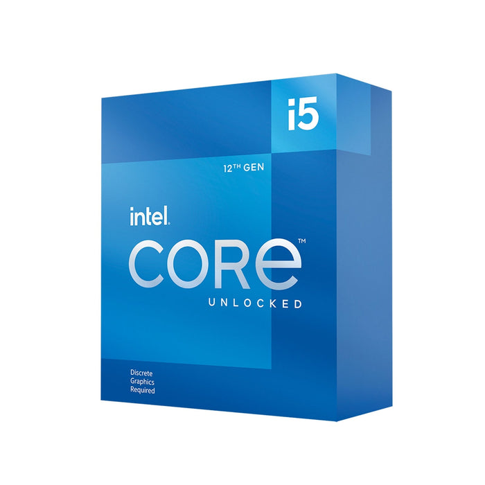 Intel Core i5-12600KF CPU, 1700, 3.7 GHz (4.9 Turbo), 10-Core, 125W, 10nm, 20MB Cache, Overclockable, Alder Lake, No Graphics, NO HEATSINK/FAN-Processors-Gigante Computers
