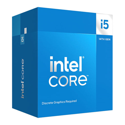 Intel Core i5 14400F 10 Core Processor 16 Threads, 3.5GHz up to 4.7GHz Turbo Raptor Lake Refresh Socket LGA 1700 20MB Cache, 165W, Maximum Turbo Power 148W, No Graphics-Processors-Gigante Computers