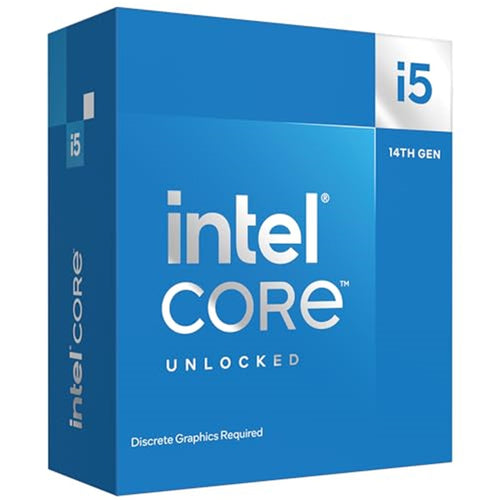 Intel Core i5-14600KF, CPU, 1700, 3.5 GHz (5.3 Turbo), 14-Core, 125W (181W Turbo), 10nm, 24MB Cache, Overclockable, Raptor Lake Refresh, No Graphics, NO HEATSINK/FAN-Processors-Gigante Computers