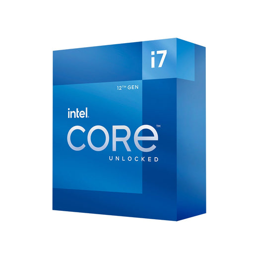 Intel Core i7-12700K 12 Core Desktop Processor 20 Threads, 3.6GHz up to 5.0GHz Turbo, Alder Lake Socket LGA1700, 25MB Cache, 125W, Maximum Turbo Power 190W Overclockable CPU, No Cooler-Gigante Computers