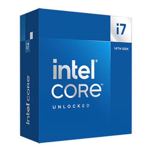 Intel Core i7-14700K CPU, 1700, 3.4 GHz (5.6 Turbo), 20-Core, 125W (253W Turbo), 10nm, 33MB Cache, Overclockable, Raptor Lake Refresh, NO HEATSINK/FAN-Processors-Gigante Computers