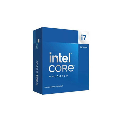 Intel Core i7-14700KF CPU, 1700, 3.4 GHz (5.6 Turbo), 20-Core, 125W (253W Turbo), 10nm, 33MB Cache, Overclockable, Raptor Lake Refresh, No Graphics, NO HEATSINK/FAN-Processors-Gigante Computers