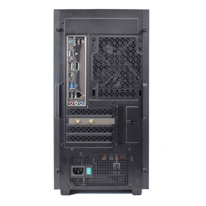 Intel i3 14100 Quad Core 8 Thread 3.50GHz (4.70GHz Boost), 16GB Kingston RAM, 500GB Kingston NVMe M.2, WiFi 6 + BT, Deep Cool Micro Chassis - Pre-Built PC-System Builds-Gigante Computers