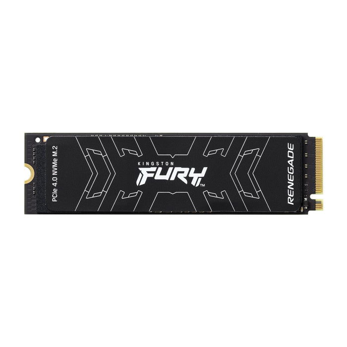 Kingston 1TB Fury Renegade M.2 NVMe SSD, M.2 2280, PCIe4, 3D TLC NAND, R/W 7300/6000 MB/s, 900K/1M IOPS, Aluminium Heatspreader, PS5 Compatible-Internal SSD Drives-Gigante Computers