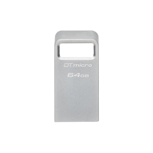 Kingston DTMC3G2/64GB 64GB DataTraveler Micro USB Flash Drive, USB 3.2, Metal Casing, Up to 200MB/s-Memory-Gigante Computers