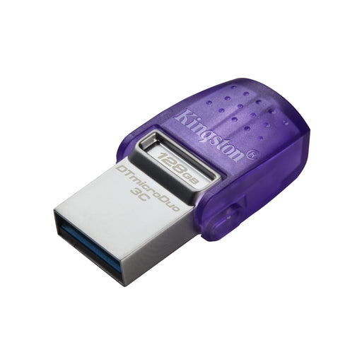 Kingston DataTraveler DTDUO3CG3/128GB 128gb MicroDuo USB Flash Drive, 3C, USB-C and Type A-Flash Memory-Gigante Computers