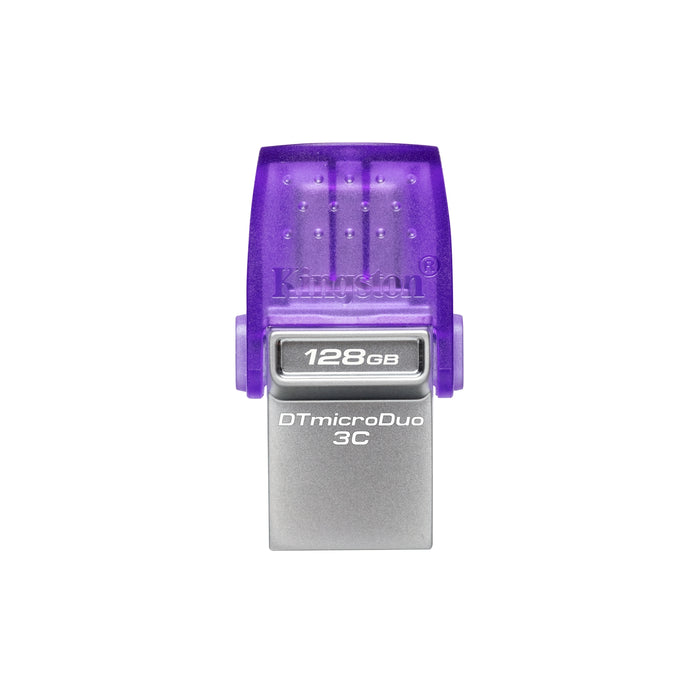 Kingston DataTraveler DTDUO3CG3/128GB 128gb MicroDuo USB Flash Drive, 3C, USB-C and Type A-Flash Memory-Gigante Computers