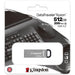 Kingston DataTraveler DTKN/512GB Kyson USB flash drive, 512 GB, USB 3.2 Gen 1 , Capless, Metal-Memory-Gigante Computers